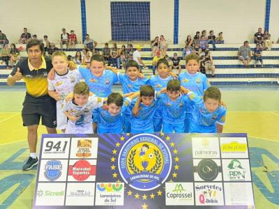 Jogos pelo Sub 7, 9 e 11, abriram a Copa Garotinho de Futsal Categorias de Base