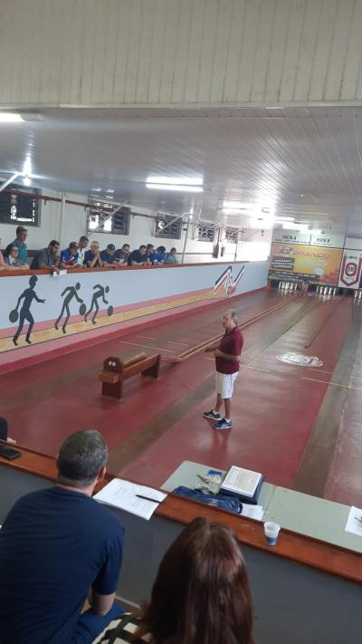 Curso de Arbitragem de Bolão realizado em Laranjeiras do Sul 