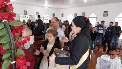 Festa em louvor a Santa Rita de Cássia em Porto Barreiro reuniu centenas de fiéis