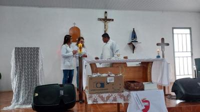 Festa em louvor a Santa Rita de Cássia em Porto Barreiro reuniu centenas de fiéis