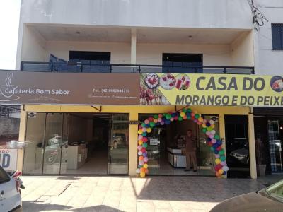 Casa dos Morangos em novo endereço em Laranjeiras do Sul com Cafeteria 