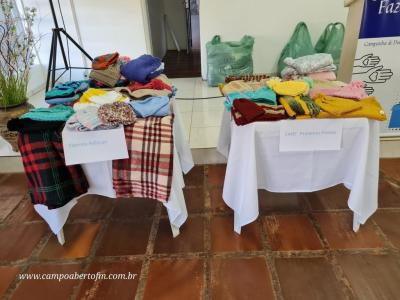 Igreja Metodista de Laranjeiras do Sul faz repasse de mais de 500 peças de roupas de inverno para entidades da cidade