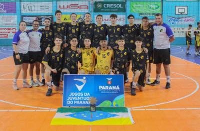 Laranjeiras do Sul é Campeão no Volei masculino nos Jojups Fase Regional 