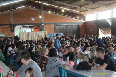 Almoço da Escola Padre Gerson foi sucesso em Laranjeiras do Sul (09/07)