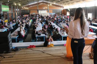 Almoço da Escola Padre Gerson foi sucesso em Laranjeiras do Sul (09/07)