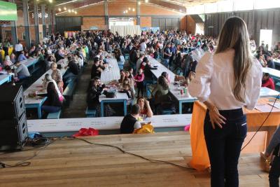 Almoço da Escola Padre Gerson foi sucesso em Laranjeiras do Sul (09/07)