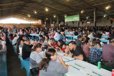 Almoço da Escola Padre Gerson foi sucesso em Laranjeiras do Sul (09/07)