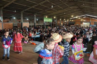 Almoço da Escola Padre Gerson foi sucesso em Laranjeiras do Sul (09/07)