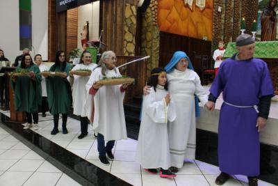 3º Dia Da Novena em louvor a Padroeira Sant´Ana teve a presença da Paróquia São João Batista de Nova Laranjeiras