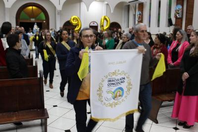 4º Dia da Novena da Padroeira Sant´Ana, teve a participação da Paróquia Imaculada Conceição do Porto Barreiro