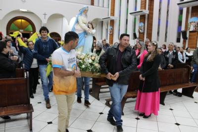 4º Dia da Novena da Padroeira Sant´Ana, teve a participação da Paróquia Imaculada Conceição do Porto Barreiro