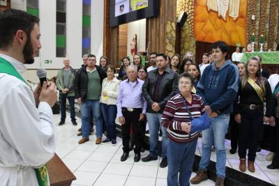 4º Dia da Novena da Padroeira Sant´Ana, teve a participação da Paróquia Imaculada Conceição do Porto Barreiro