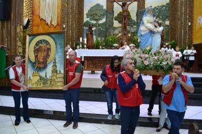 6º dia da Novena em louvor a Padroeira Sant´Ana teve a participação da Paróquia do Virmond