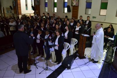 6º dia da Novena em louvor a Padroeira Sant´Ana teve a participação da Paróquia do Virmond