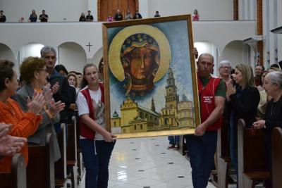 6º dia da Novena em louvor a Padroeira Sant´Ana teve a participação da Paróquia do Virmond