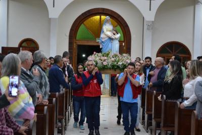 6º dia da Novena em louvor a Padroeira Sant´Ana teve a participação da Paróquia do Virmond