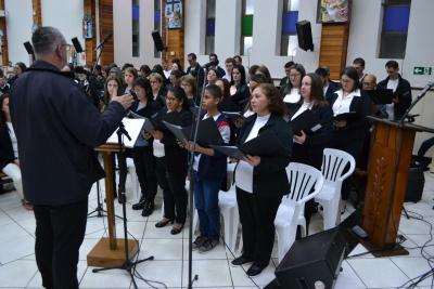 6º dia da Novena em louvor a Padroeira Sant´Ana teve a participação da Paróquia do Virmond