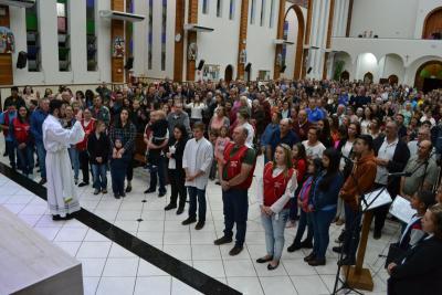 6º dia da Novena em louvor a Padroeira Sant´Ana teve a participação da Paróquia do Virmond