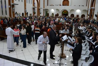 6º dia da Novena em louvor a Padroeira Sant´Ana teve a participação da Paróquia do Virmond