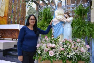 7º dia da Novena em Louvor a Padroeira Sant´Ana teve benção especial para os Carpinteiros e Marceneiros.