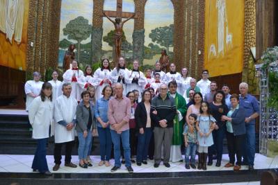 7º dia da Novena em Louvor a Padroeira Sant´Ana teve benção especial para os Carpinteiros e Marceneiros.