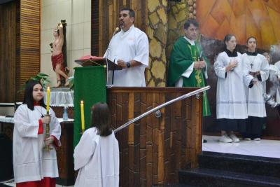 7º dia da Novena em Louvor a Padroeira Sant´Ana teve benção especial para os Carpinteiros e Marceneiros.