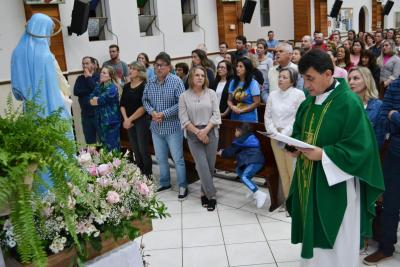 7º dia da Novena em Louvor a Padroeira Sant´Ana teve benção especial para os Carpinteiros e Marceneiros.