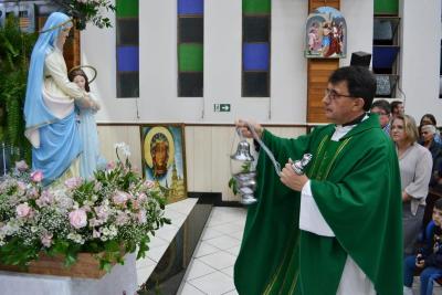 7º dia da Novena em Louvor a Padroeira Sant´Ana teve benção especial para os Carpinteiros e Marceneiros.