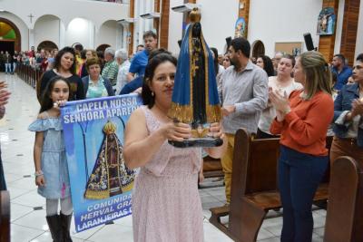 7º dia da Novena em Louvor a Padroeira Sant´Ana teve benção especial para os Carpinteiros e Marceneiros.