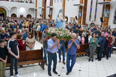 7º dia da Novena em Louvor a Padroeira Sant´Ana teve benção especial para os Carpinteiros e Marceneiros.