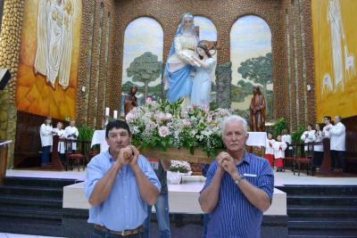 7º dia da Novena em Louvor a Padroeira Sant´Ana teve benção especial para os Carpinteiros e Marceneiros.