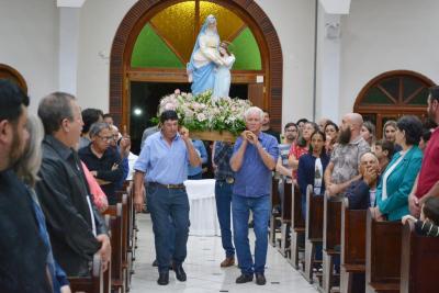 7º dia da Novena em Louvor a Padroeira Sant´Ana teve benção especial para os Carpinteiros e Marceneiros.