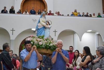 7º dia da Novena em Louvor a Padroeira Sant´Ana teve benção especial para os Carpinteiros e Marceneiros.