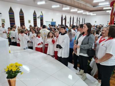 Em Porto Barreiro, Padre Marco Aurélio celebra 15 anos de sacerdócio