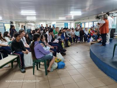 Projeto Tampinha reciclada gratidão compartilhada toma proporções jamais imaginadas pelos seus idealizadores