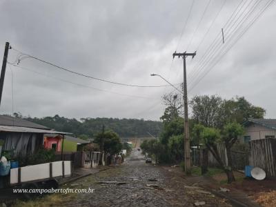 LS: Chuvas e ventos fortes causam estragos na região do Bairro Palmeiras 