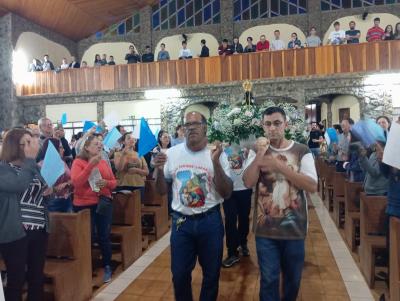 3ºDia da Novena de Nossa Senhora Aparecida em Laranjeiras do Sul foi marcada pela emoção