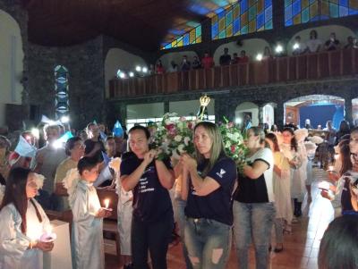 8º Dia da Novena de Aparecida em Laranjeiras do Sul teve benção para os professores e funcionários públicos