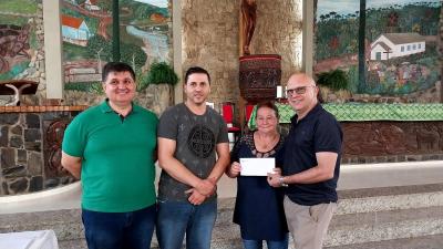 Santuário realizou a entrega da Contribuição Premiada da Festa de Nossa Senhora Aparecida de Laranjeiras do Sul