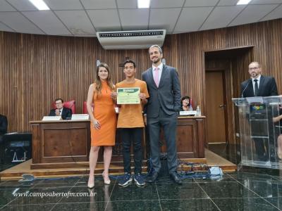 Alunos do Parlamento Jovem da Comarca de Laranjeiras do Sul foram Diplomados