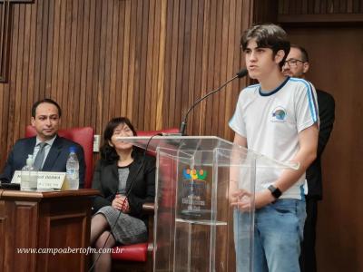 Alunos do Parlamento Jovem da Comarca de Laranjeiras do Sul foram Diplomados