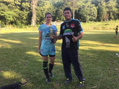 Herval/Posto Iguaçu conquista o titulo do Abertão de Futebol Sete Feminino 