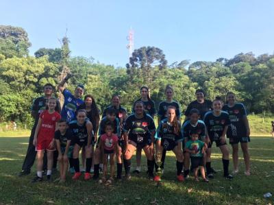 Herval/Posto Iguaçu conquista o titulo do Abertão de Futebol Sete Feminino 