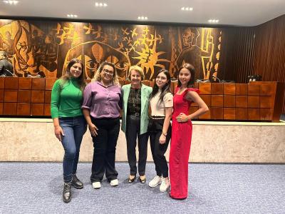 Vereadores do Parlamento Jovem do Núcleo de Laranjeiras visitam TRE-PR