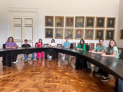 Vereadores do Parlamento Jovem do Núcleo de Laranjeiras visitam TRE-PR