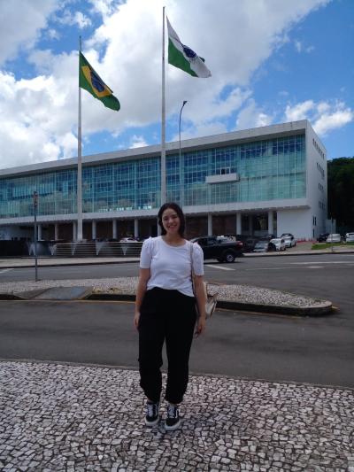 Vereadores do Parlamento Jovem do Núcleo de Laranjeiras visitam TRE-PR