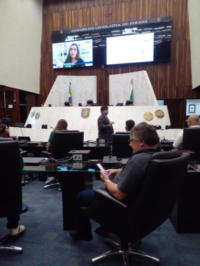 Vereadores do Parlamento Jovem do Núcleo de Laranjeiras visitam TRE-PR