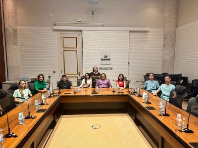 Vereadores do Parlamento Jovem do Núcleo de Laranjeiras visitam TRE-PR