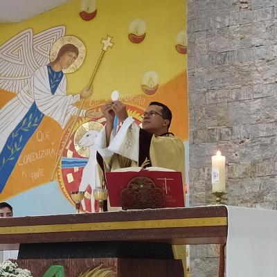 Abertura do Tríduo em louvor a Imaculada Conceição do Porto Barreiro, reuniu centenas de fiéis