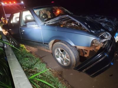 Guaraniaçu: Motorista embriagado provoca acidente com morte na BR 277